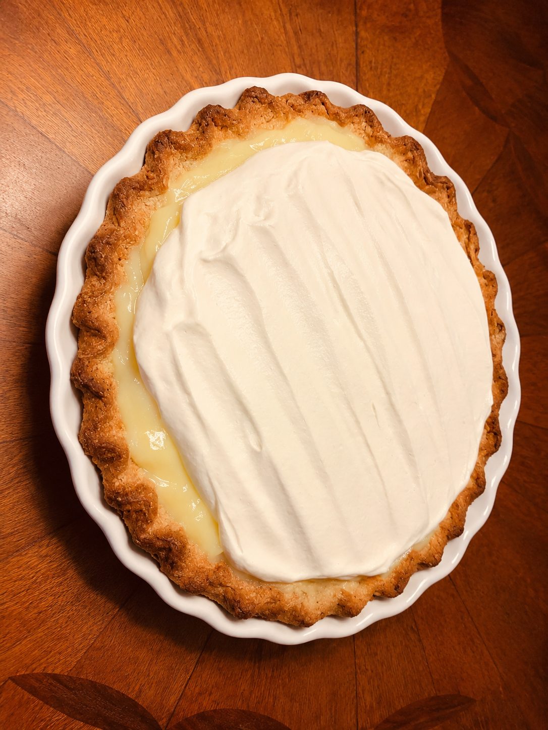Fresh baked pie