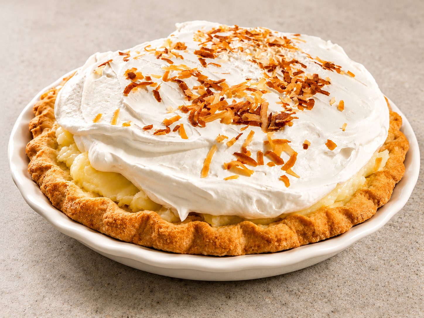 Coconut cream pie